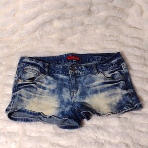 D Pulse Vintage Bleached Jean Shorts- 2 inch inseam - 32 inch waist